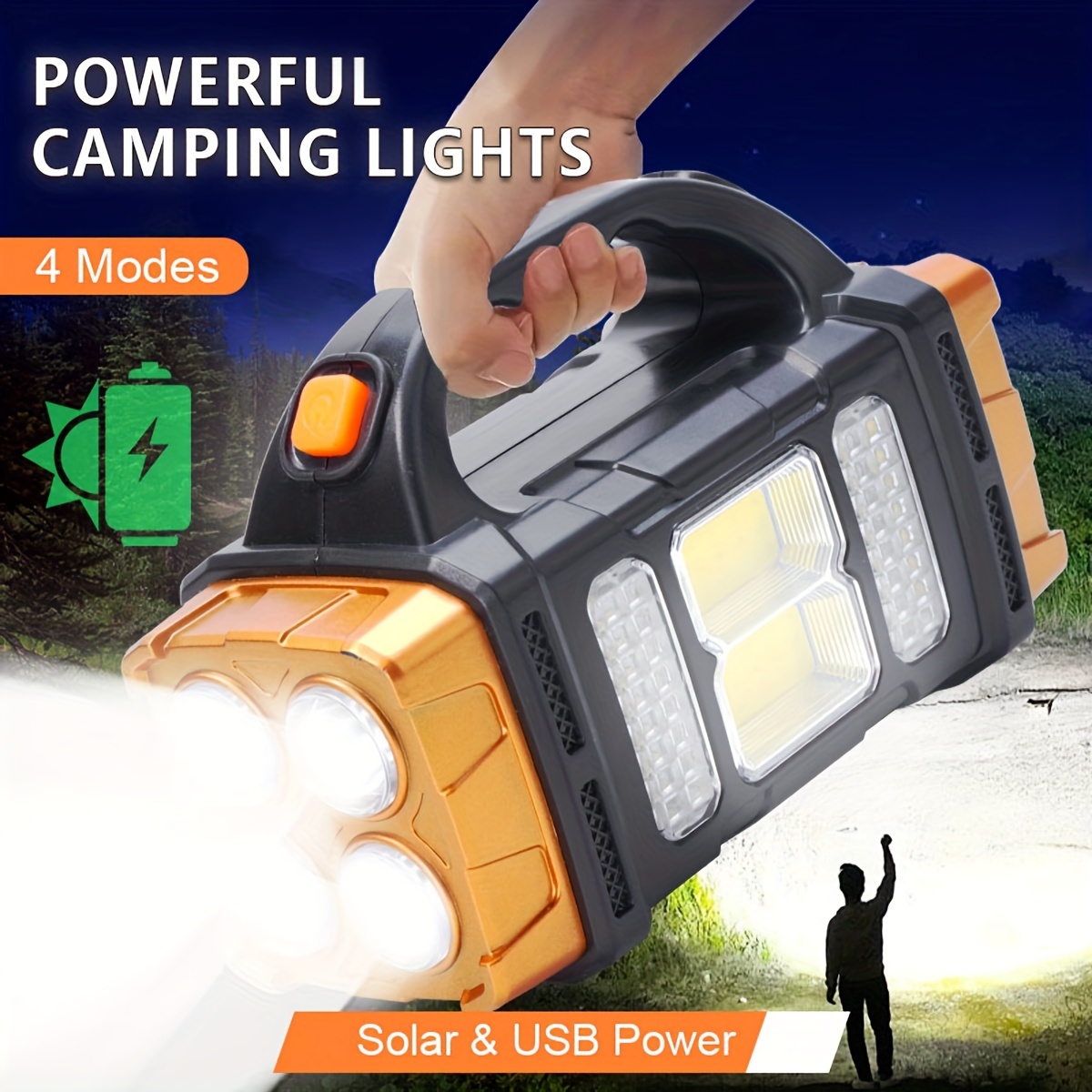 Power Supply - New Upgrade Rechargeable High Power Solar