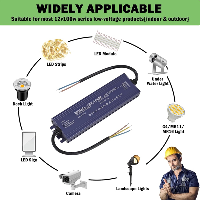 ●12V LED Driver IP67 Waterproo - Dc Power Supply 12V review and price