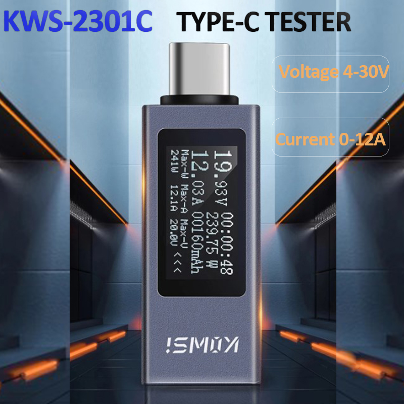 Type-C Current Voltage Monitor - Power Supply Tester review and price