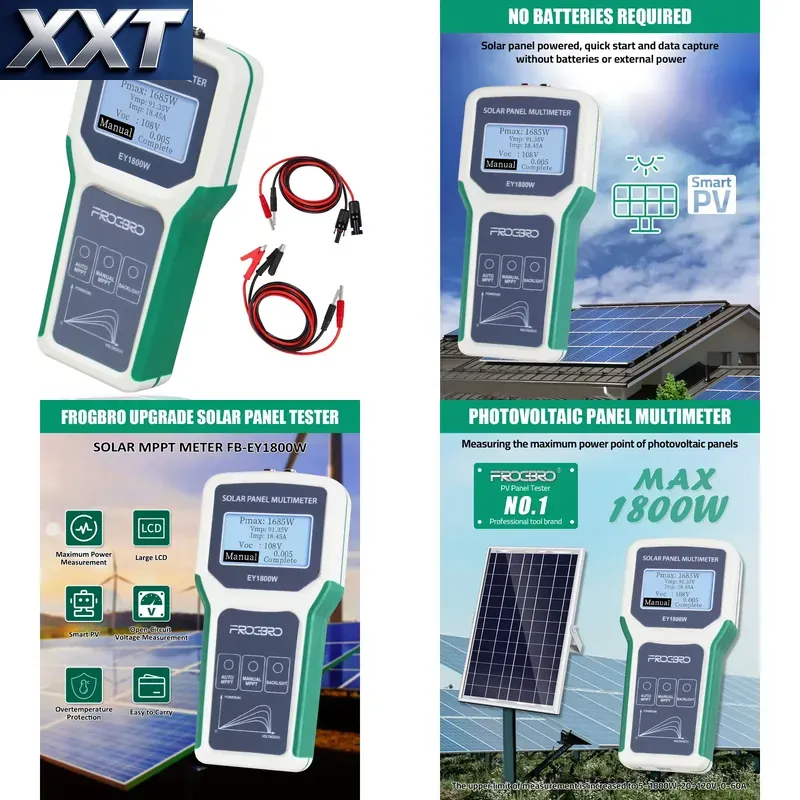 XXT EY1800W LCD Show Solar Pan - Power Supply Tester review and price