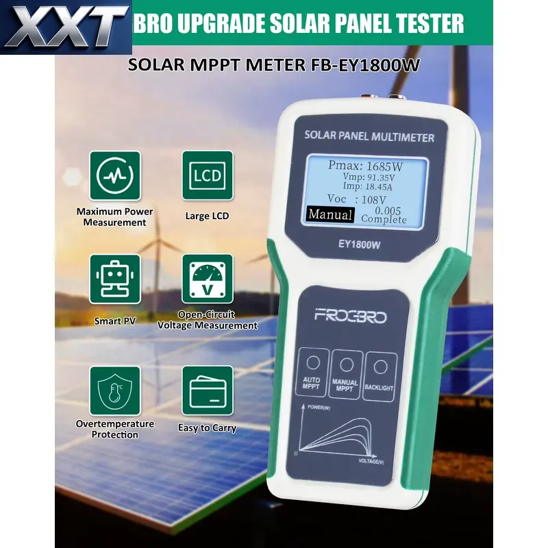 XXT EY1800W LCD Show Solar Pan - Power Supply Tester review and price