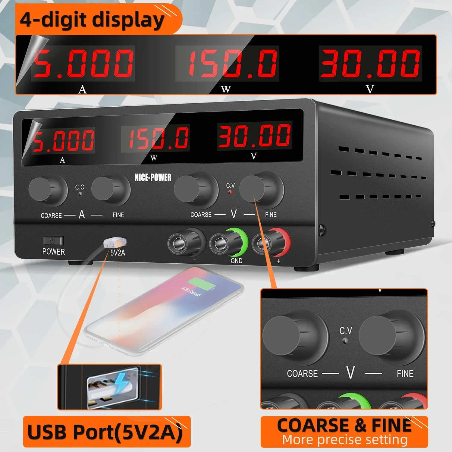 30V 5A 150W DC Power Supply NI - Smps Power Supply review and price