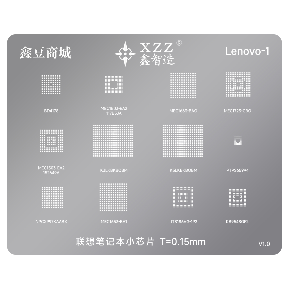 XZZ solder paste stencil for L - Power Supply Tester review and price