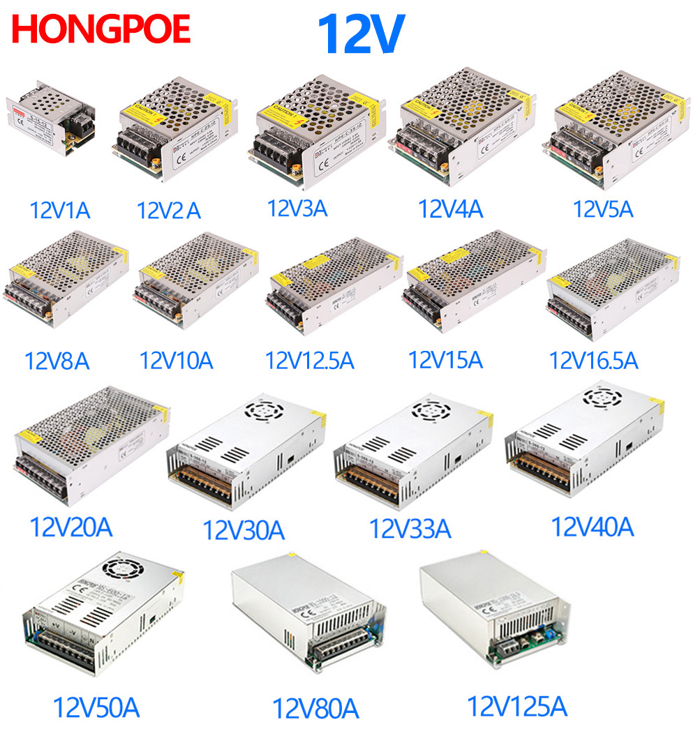 12V Power Supply 1A 2A 3A 4A 5 - Smps Power Supply review and price
